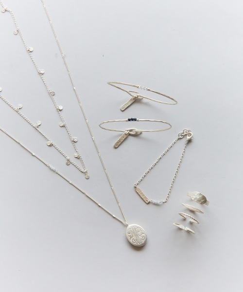 collex（コレックス）の「【Ljud/ユード】天然石コインネックレス（ネックレス・レディース・ブルー/ホワイト・フリー）」の13枚目の写真