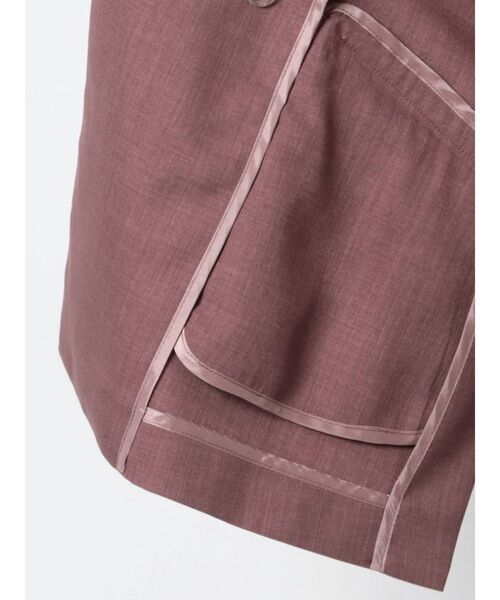 LAGUNAMOON（ラグナムーン）の「ギャザースリーブロングテーラードジャケット（テーラードジャケット・レディース・アイボリー/プラム/モカ・FREE）」の17枚目の写真