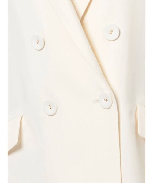 LAGUNAMOON（ラグナムーン）の「ギャザースリーブロングテーラードジャケット（テーラードジャケット・レディース・アイボリー/プラム/モカ・FREE）」の12枚目の写真