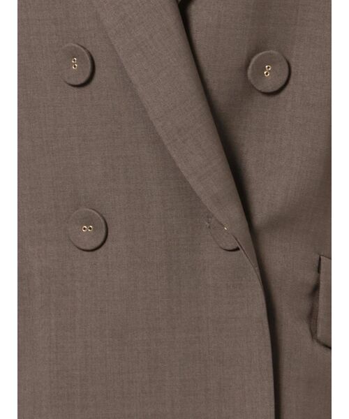 LAGUNAMOON（ラグナムーン）の「ギャザースリーブロングテーラードジャケット（テーラードジャケット・レディース・アイボリー/プラム/モカ・FREE）」の9枚目の写真