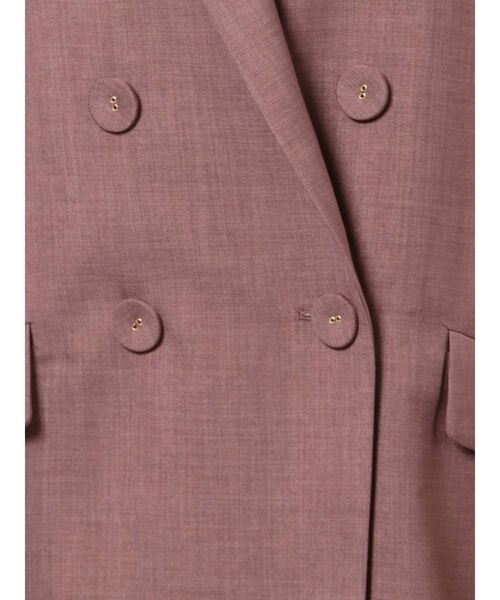 LAGUNAMOON（ラグナムーン）の「ギャザースリーブロングテーラードジャケット（テーラードジャケット・レディース・アイボリー/プラム/モカ・FREE）」の15枚目の写真