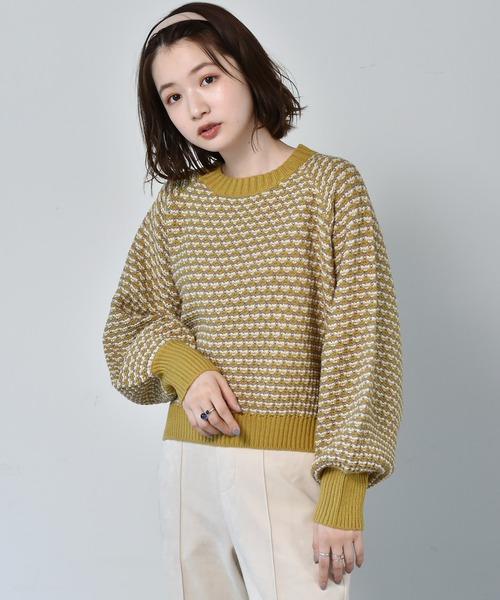 セール ブランド古着 長袖ニット ニット セーター Retro Girl レトロガール のファッション通販 Zozoused