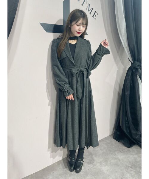 EATME（イートミー）の「BOXプリーツトレンチコート（トレンチコート