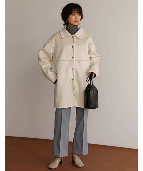 Re:EDIT（リエディ）の「リバーシブルボアフェイクムートンコート