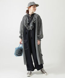 BEAMS BOY | BEAMS BOY / ボーイチェックプリント シフォンワンピース(ワンピース)