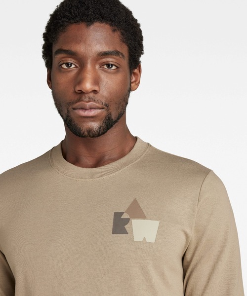 G-STAR(ジースター)の「LIGHTWEIGHT BACK TAPE SWEATER/ロンT(Tシャツ/カットソー・メンズ・ホワイト/ベージュ系その他・SMALL/MEDIUM/LARGE/X-LARGE/X-SMALL)」の15枚目の写真