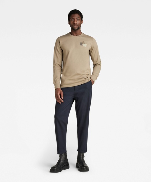 G-STAR(ジースター)の「LIGHTWEIGHT BACK TAPE SWEATER/ロンT(Tシャツ/カットソー・メンズ・ホワイト/ベージュ系その他・SMALL/MEDIUM/LARGE/X-LARGE/X-SMALL)」の16枚目の写真