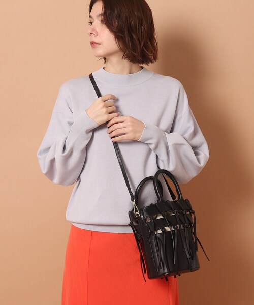DRESSTERIOR(ドレステリア)の「◆【3WAY】ノットバケットバッグ(ハンドバッグ・レディース・ブラック/グリーン・00)」の11枚目の写真