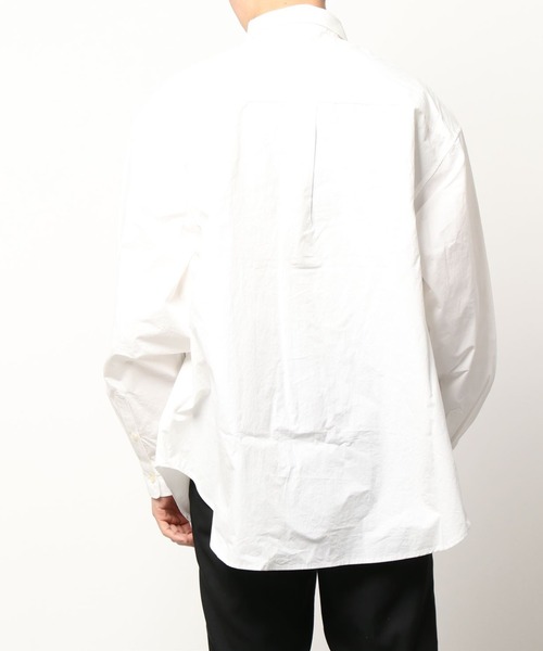 BEN DAVIS/WHITE LABEL（ベンデイビス ホワイトラベル）の「BENDAVIS/ベンデイビス/ミニゴリラ刺繍シャツ/MiniGorillaEmbroideryBigShirt（シャツ/ブラウス・メンズ・ホワイト/イエロー/ダークグリーン/ブルー・MEDIUM/LARGE）」の6枚目の写真
