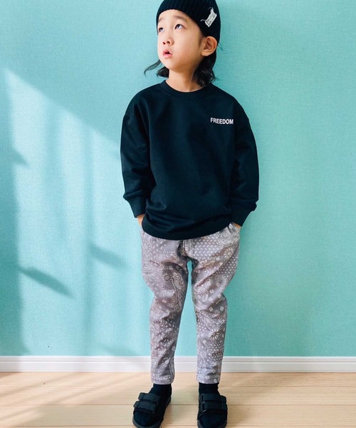 THE CASUAL(カジュアル)の「無地 総柄 サルエルパンツ キッズ(その他パンツ・キッズ・グレー系2/ブラウン系/ブラック/杢グレー/チャコール/ブラウン/ネイビー/ブラック系2/ネイビー系/ベージュ/グレー系1/ベージュ系/グレー系/ブラック系1/ブラック系・150cm/160cm/110cm/130cm/140cm/120cm)」の8枚目の写真