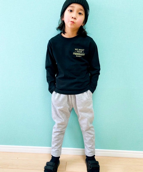 THE CASUAL(カジュアル)の「無地 総柄 サルエルパンツ キッズ(その他パンツ・キッズ・グレー系2/ブラウン系/ブラック/杢グレー/チャコール/ブラウン/ネイビー/ブラック系2/ネイビー系/ベージュ/グレー系1/ベージュ系/グレー系/ブラック系1/ブラック系・150cm/160cm/110cm/130cm/140cm/120cm)」の6枚目の写真