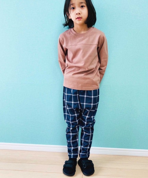 THE CASUAL(カジュアル)の「無地 総柄 サルエルパンツ キッズ(その他パンツ・キッズ・グレー系2/ブラウン系/ブラック/杢グレー/チャコール/ブラウン/ネイビー/ブラック系2/ネイビー系/ベージュ/グレー系1/ベージュ系/グレー系/ブラック系1/ブラック系・150cm/160cm/110cm/130cm/140cm/120cm)」の21枚目の写真