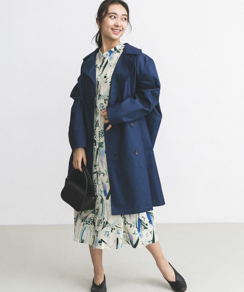 URBAN RESEARCH ROSSO（アーバンリサーチロッソ）の「ポンチョトレンチコート（トレンチコート・レディース・ベージュ系その他/ブルー系その他・FREE）」の16枚目の写真