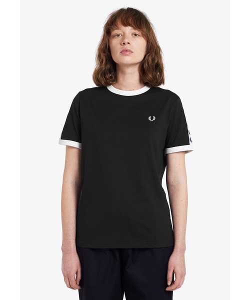 フレッドペリー カットソー Tシャツ プリーツスカート FRED PERRY フレッドペリー カット アウト Tシャツ G7148