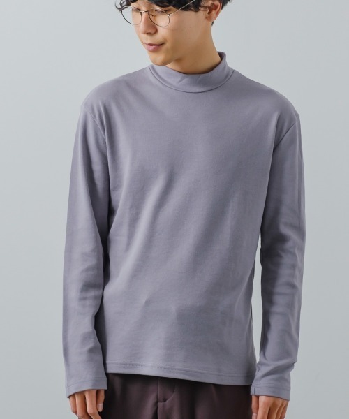 improves（インプローブス）の「スムース ハイネック ロンT（Tシャツ/カットソー・メンズ・ブラック/ワイン/グレー/グレイッシュベージュ/ベージュ/ライトブルー/マスタード/オフホワイト・MEDIUM/X-LARGE/LARGE）」の4枚目の写真