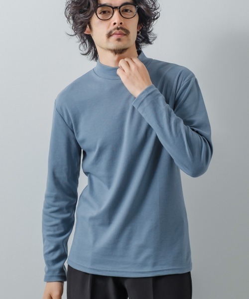 improves（インプローブス）の「スムース ハイネック ロンT（Tシャツ/カットソー・メンズ・ブラック/ワイン/グレー/グレイッシュベージュ/ベージュ/ライトブルー/マスタード/オフホワイト・MEDIUM/X-LARGE/LARGE）」の6枚目の写真