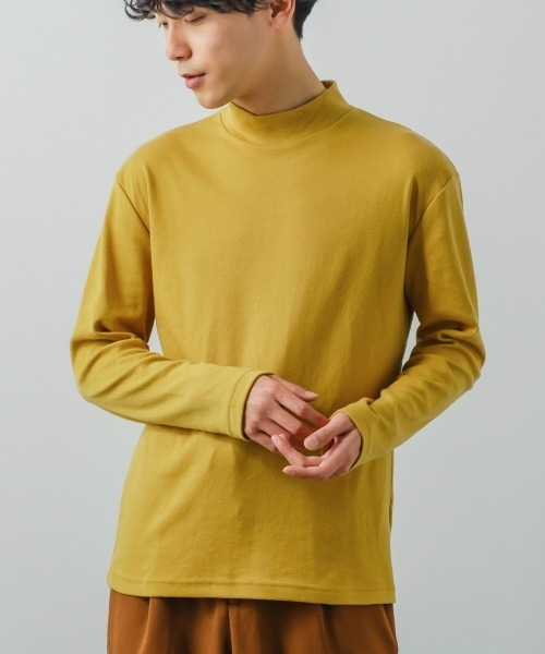 improves（インプローブス）の「スムース ハイネック ロンT（Tシャツ/カットソー・メンズ・ブラック/ワイン/グレー/グレイッシュベージュ/ベージュ/ライトブルー/マスタード/オフホワイト・MEDIUM/X-LARGE/LARGE）」の7枚目の写真