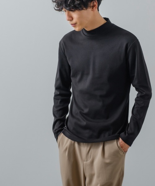 improves（インプローブス）の「スムース ハイネック ロンT（Tシャツ/カットソー・メンズ・ブラック/ワイン/グレー/グレイッシュベージュ/ベージュ/ライトブルー/マスタード/オフホワイト・MEDIUM/X-LARGE/LARGE）」の11枚目の写真