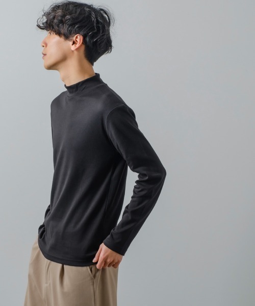 improves（インプローブス）の「スムース ハイネック ロンT（Tシャツ/カットソー・メンズ・ブラック/ワイン/グレー/グレイッシュベージュ/ベージュ/ライトブルー/マスタード/オフホワイト・MEDIUM/X-LARGE/LARGE）」の12枚目の写真