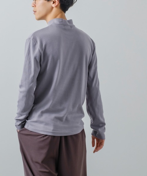 improves（インプローブス）の「スムース ハイネック ロンT（Tシャツ/カットソー・メンズ・ブラック/ワイン/グレー/グレイッシュベージュ/ベージュ/ライトブルー/マスタード/オフホワイト・MEDIUM/X-LARGE/LARGE）」の15枚目の写真