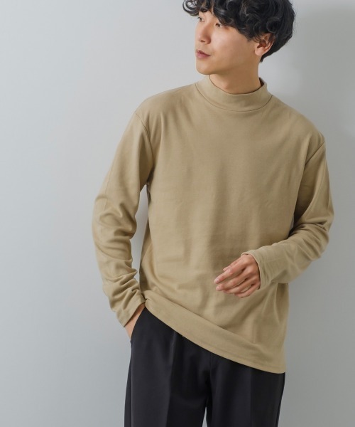 improves（インプローブス）の「スムース ハイネック ロンT（Tシャツ/カットソー・メンズ・ブラック/ワイン/グレー/グレイッシュベージュ/ベージュ/ライトブルー/マスタード/オフホワイト・MEDIUM/X-LARGE/LARGE）」の17枚目の写真