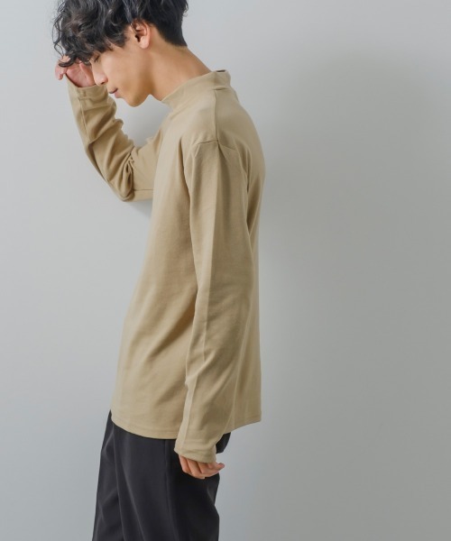 improves（インプローブス）の「スムース ハイネック ロンT（Tシャツ/カットソー・メンズ・ブラック/ワイン/グレー/グレイッシュベージュ/ベージュ/ライトブルー/マスタード/オフホワイト・MEDIUM/X-LARGE/LARGE）」の18枚目の写真