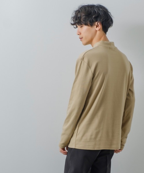 improves（インプローブス）の「スムース ハイネック ロンT（Tシャツ/カットソー・メンズ・ブラック/ワイン/グレー/グレイッシュベージュ/ベージュ/ライトブルー/マスタード/オフホワイト・MEDIUM/X-LARGE/LARGE）」の19枚目の写真