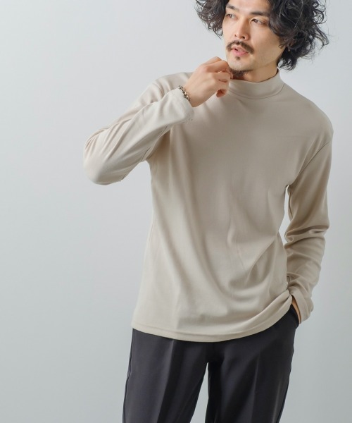 improves（インプローブス）の「スムース ハイネック ロンT（Tシャツ/カットソー・メンズ・ブラック/ワイン/グレー/グレイッシュベージュ/ベージュ/ライトブルー/マスタード/オフホワイト・MEDIUM/X-LARGE/LARGE）」の20枚目の写真