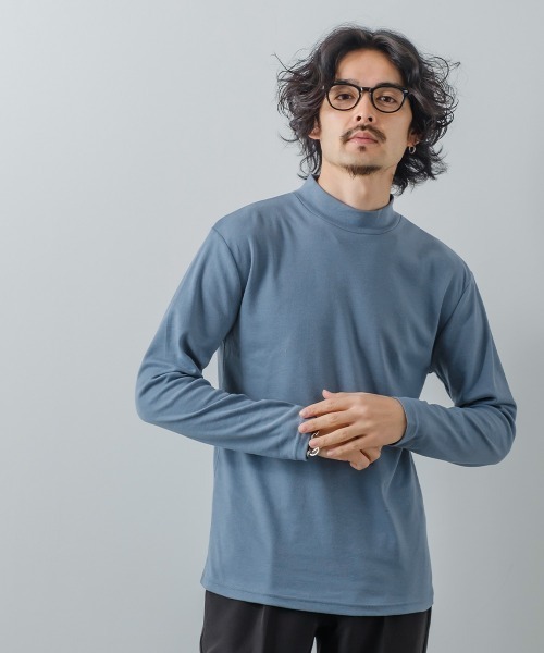 improves（インプローブス）の「スムース ハイネック ロンT（Tシャツ/カットソー・メンズ・ブラック/ワイン/グレー/グレイッシュベージュ/ベージュ/ライトブルー/マスタード/オフホワイト・MEDIUM/X-LARGE/LARGE）」の21枚目の写真