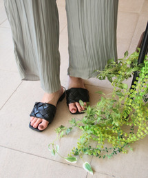 【Bridget Birkin】メッシュローヒールミュール(522303)