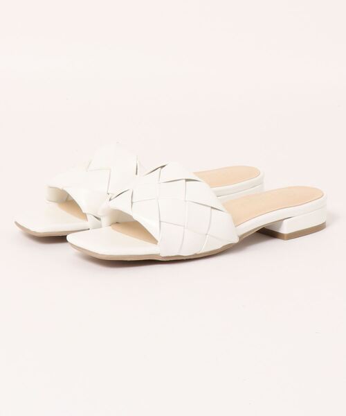 Bridget Birkin（ブリジットバーキン）の「【Bridget Birkin】メッシュローヒールミュール(522303)（サンダル・レディース・ベージュ/ブラック/グリーン/ホワイト・L/S/LL/M）」の7枚目の写真