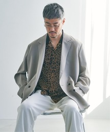 EDIFICE LA BOUCLE | 【LA BOUCLE】オーバージャケット (トロピカル)(テーラードジャケット)