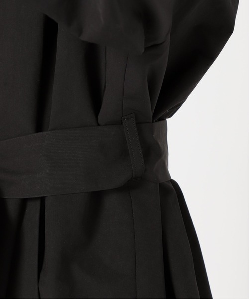 FRAMeWORK（フレームワーク）の「ラップコート◆（チェスターコート・レディース・ベージュ系その他/ブラック・38/36）」の4枚目の写真