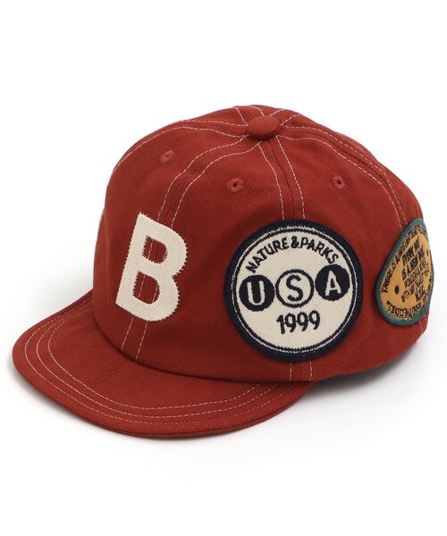 BREEZE（ブリーズ）の「ワッペンキャップ（キャップ・キッズ・インディゴブルー/レッド・50/54/58）」の3枚目の写真