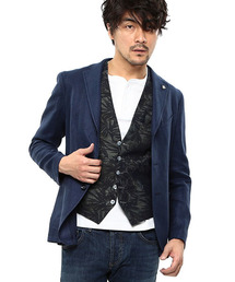 TAGLIATORE | TAGLIATORE / “TORNEO 3B” リネン × シルク ホップサック(テーラードジャケット)