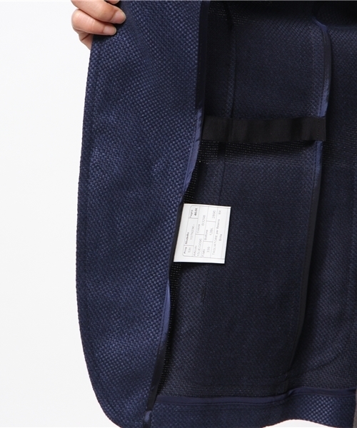 TAGLIATORE（タリアトーレ）の「TAGLIATORE / “TORNEO 3B” リネン × シルク ホップサック（テーラードジャケット・メンズ・インディゴブルー・42/44/46/48）」の14枚目の写真