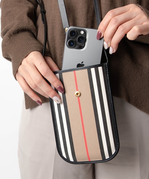 ECHELLE Liberte（エシェルリベルテ）の「BURBERRY バーバリー フォンケース ショルダーバッグ（ショルダーバッグ・レディース・オフホワイト/ベージュ・FREE）」の11枚目の写真