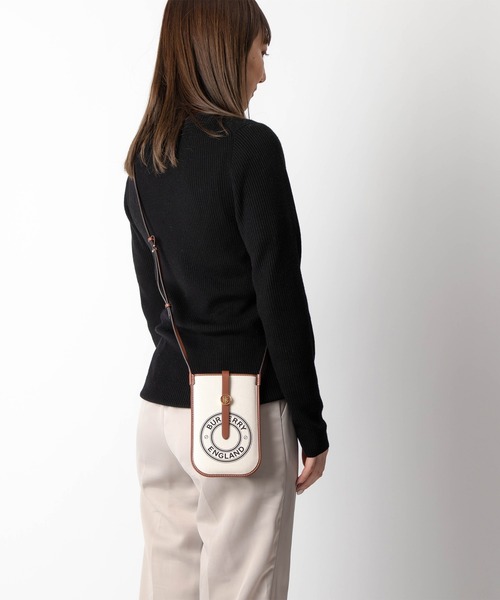ECHELLE Liberte（エシェルリベルテ）の「BURBERRY バーバリー フォンケース ショルダーバッグ（ショルダーバッグ・レディース・オフホワイト/ベージュ・FREE）」の4枚目の写真