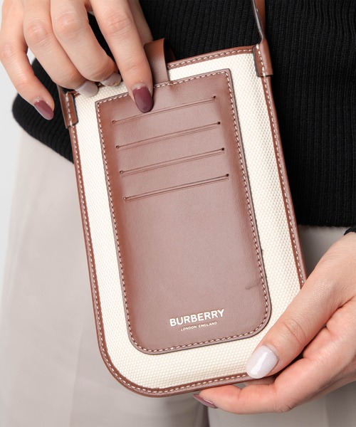 ECHELLE Liberte（エシェルリベルテ）の「BURBERRY バーバリー フォンケース ショルダーバッグ（ショルダーバッグ・レディース・オフホワイト/ベージュ・FREE）」の7枚目の写真