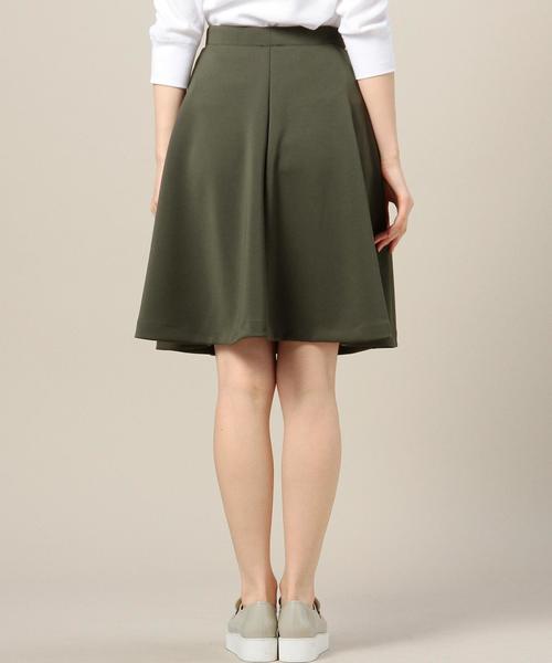 BEAUTY&YOUTH UNITED ARROWS（ビューティーアンドユースユナイテッドアローズ）の「BYTF エステルダブル フレアスカート◆（スカート・レディース・ホワイト/ブラック/オリーブ/ライトブルー・フリー）」の9枚目の写真