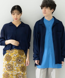 SENSE OF PLACE by URBAN RESEARCH | 『ユニセックス』シアーヨウリュウオープンカラーシャツA(シャツ/ブラウス)