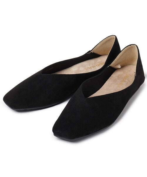 SHOO・LA・RUE(シューラルー)の「◆楽ちんスクエアパンプス(その他シューズ・レディース・ライトグレー/ブラック/イエロー・25/35/45)」の9枚目の写真