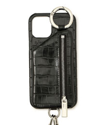 ajew（エジュー）の「ajew/エジュー/【ひも付き】クロコ iPhone12Pro/12（スマホケース/カバー・メンズ）」