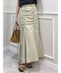 ダブルギャザーストレートスカート