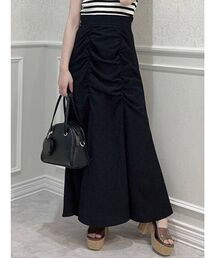 dazzlin | ダブルギャザーストレートスカート(スカート)