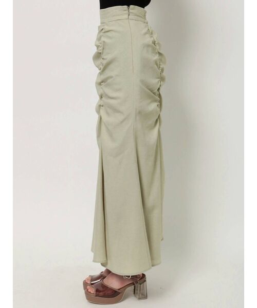 dazzlin（ダズリン）の「ダブルギャザーストレートスカート（スカート・レディース・ブラック/グリーン/アイボリー・SMALL/MEDIUM）」の19枚目の写真