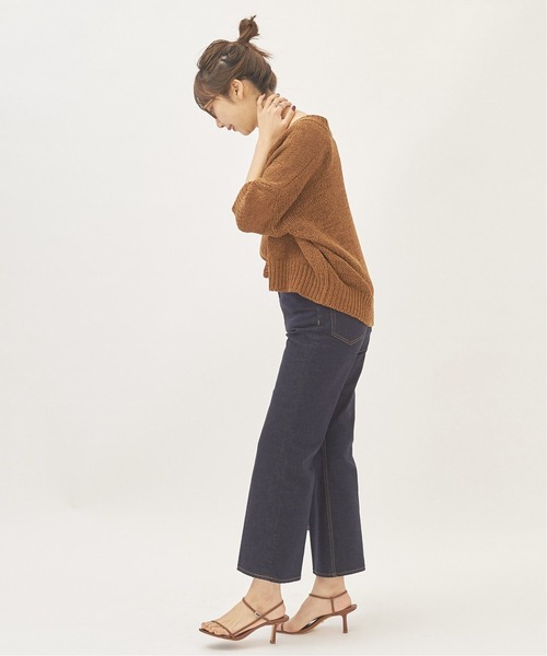 plage(プラージュ)の「【ROBERTO COLLINA/ロベルトコリーナ】SP KNIT カーディガン◆(カーディガン/ボレロ・レディース・オレンジ/キャメル・FREE)」の6枚目の写真