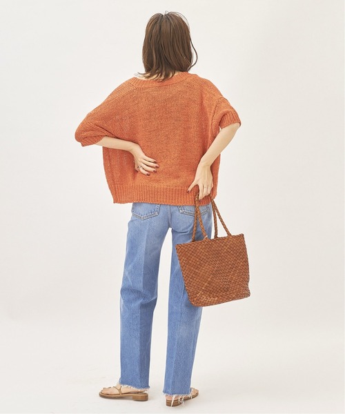 plage(プラージュ)の「【ROBERTO COLLINA/ロベルトコリーナ】SP KNIT カーディガン◆(カーディガン/ボレロ・レディース・オレンジ/キャメル・FREE)」の22枚目の写真