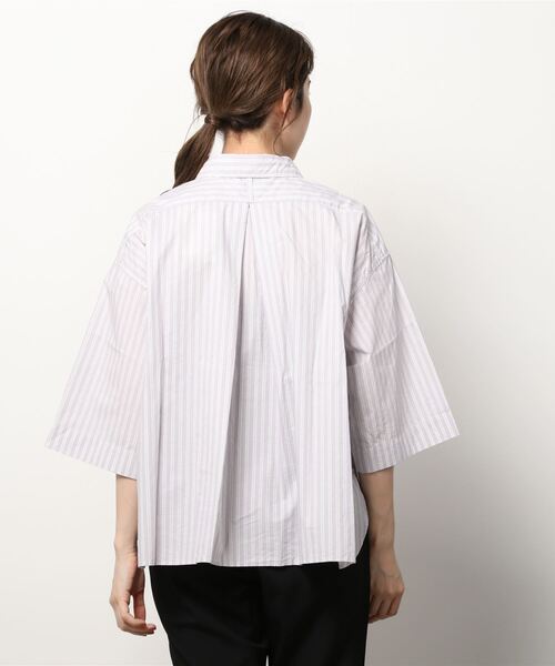 FABRIQUE en Planete terre（ファブリケアンプラネテール）の「[ FABRIQUE en Planete terre ]　Shirt（シャツ/ブラウス・レディース・グレー系その他/パープル系その他・38）」の10枚目の写真
