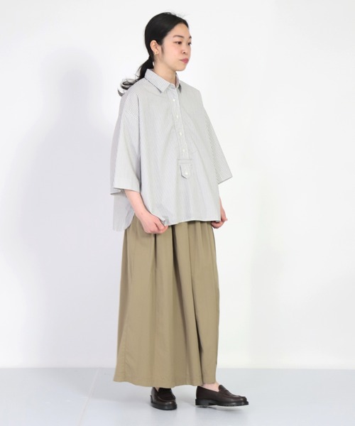 FABRIQUE en Planete terre（ファブリケアンプラネテール）の「[ FABRIQUE en Planete terre ]　Shirt（シャツ/ブラウス・レディース・グレー系その他/パープル系その他・38）」の18枚目の写真